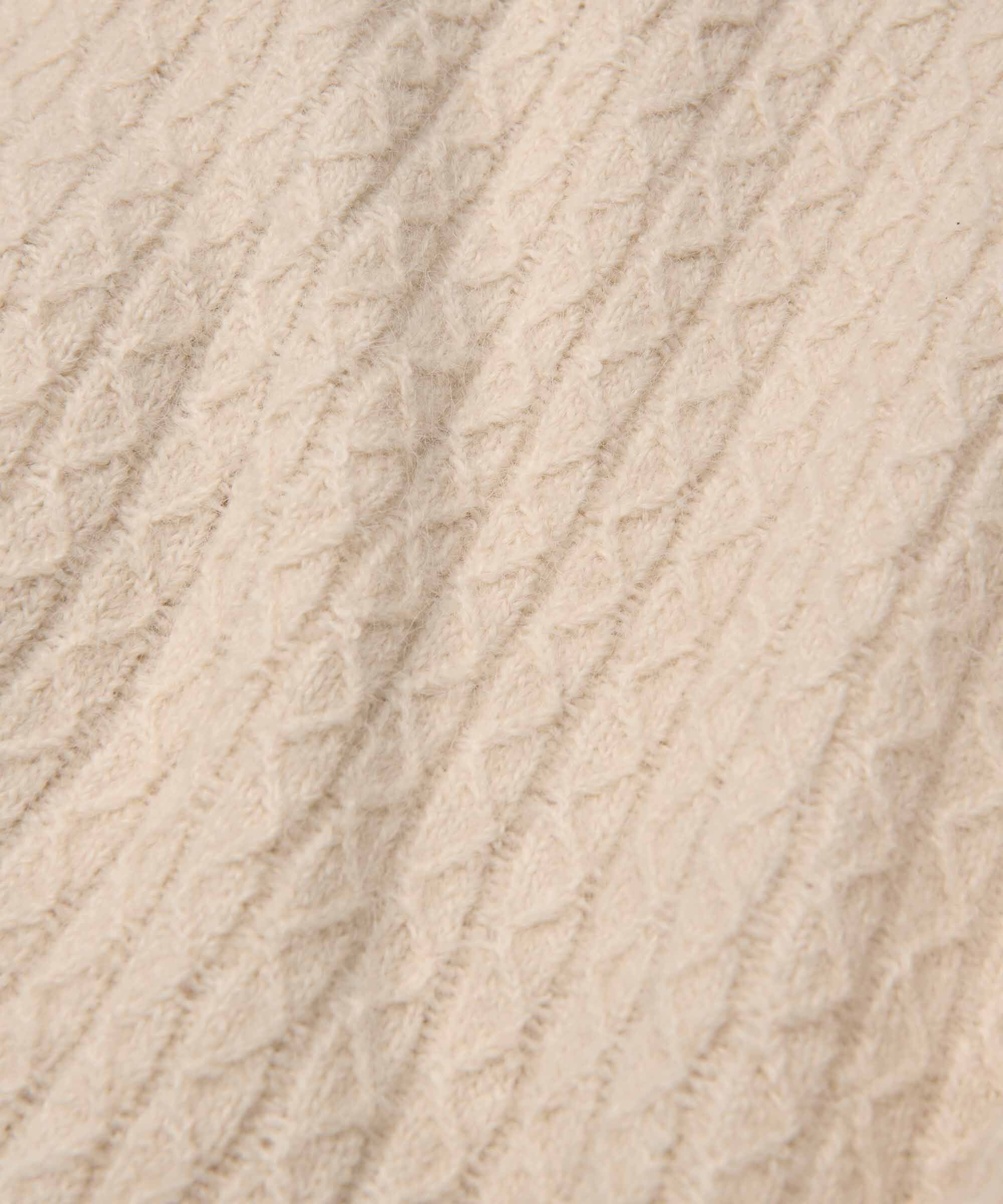 Cardigan tricot&eacute; &agrave; la structure subtile, Whitecap