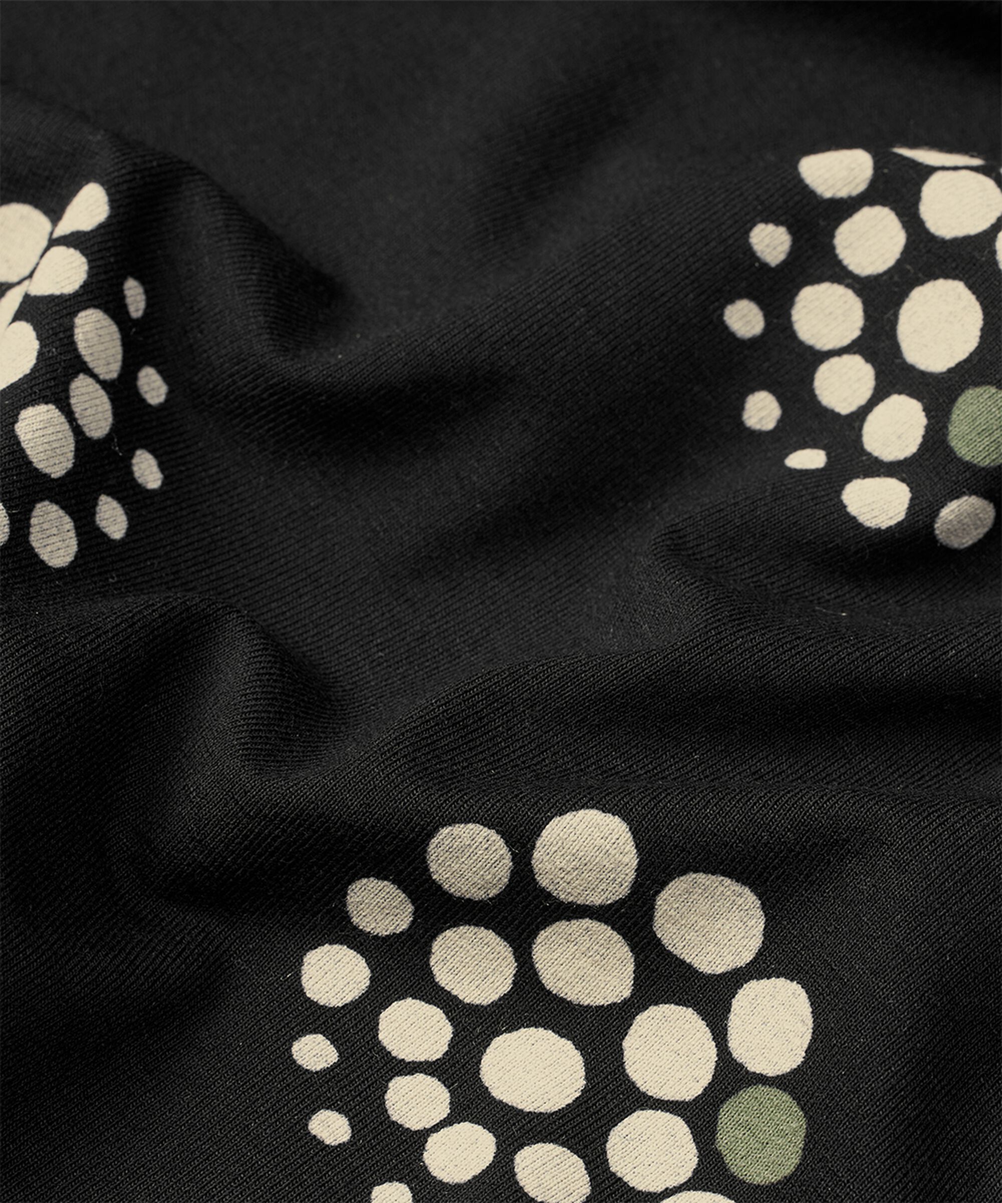 robe tulipe en jersey imprimé, Black