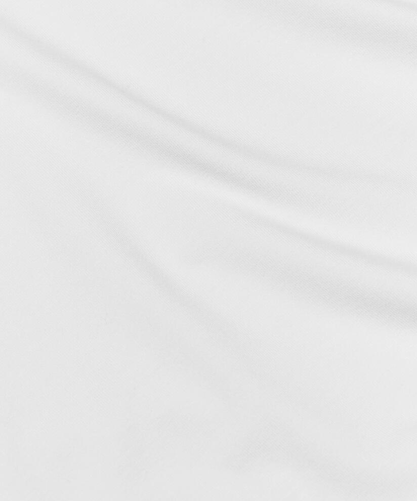 T-shirt col V en jersey doux, White