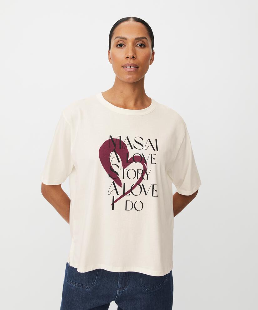 T-shirt En Coton Avec Imprimé, Jet Stream