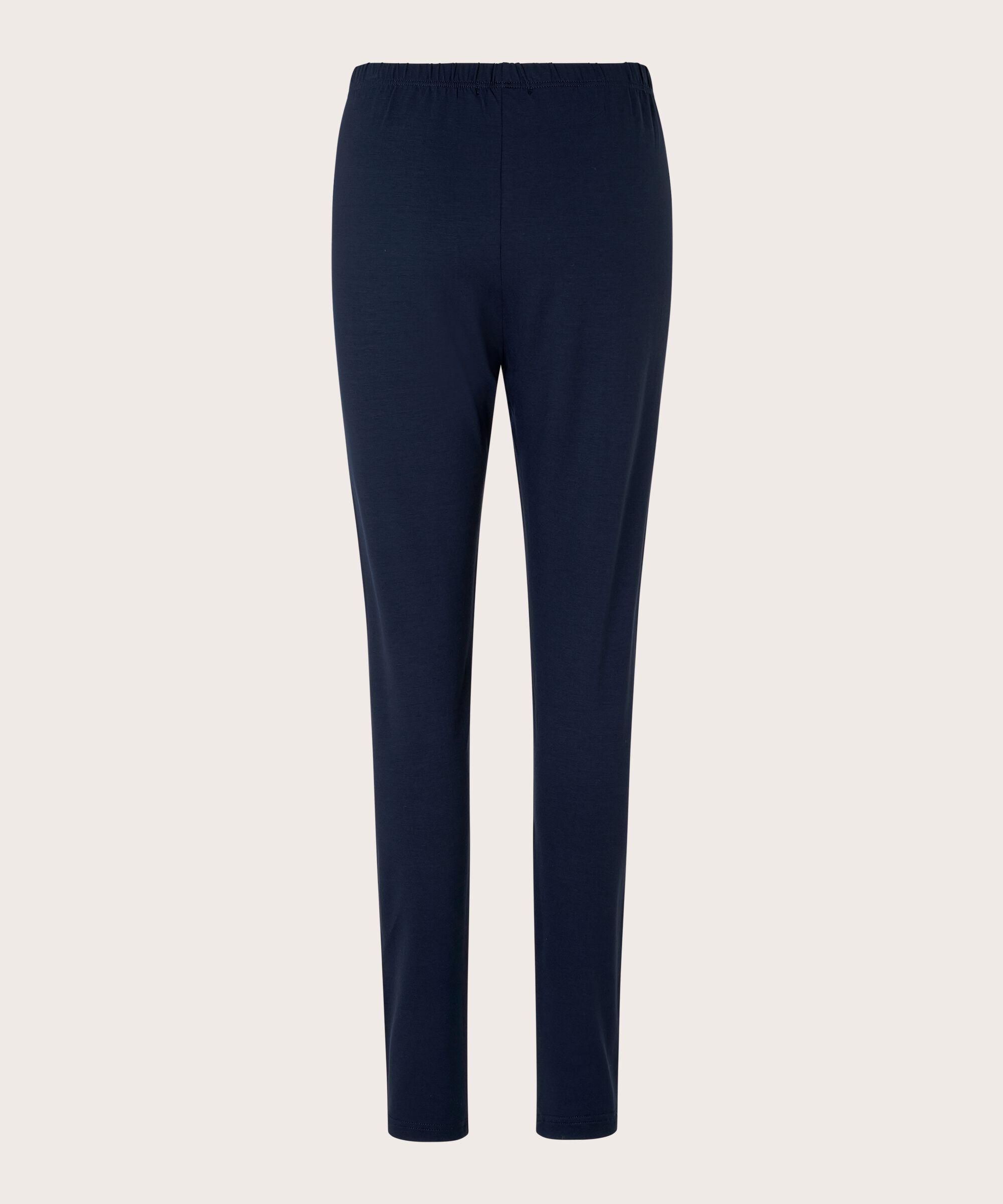 Legging Long En Jersey Doux, Navy