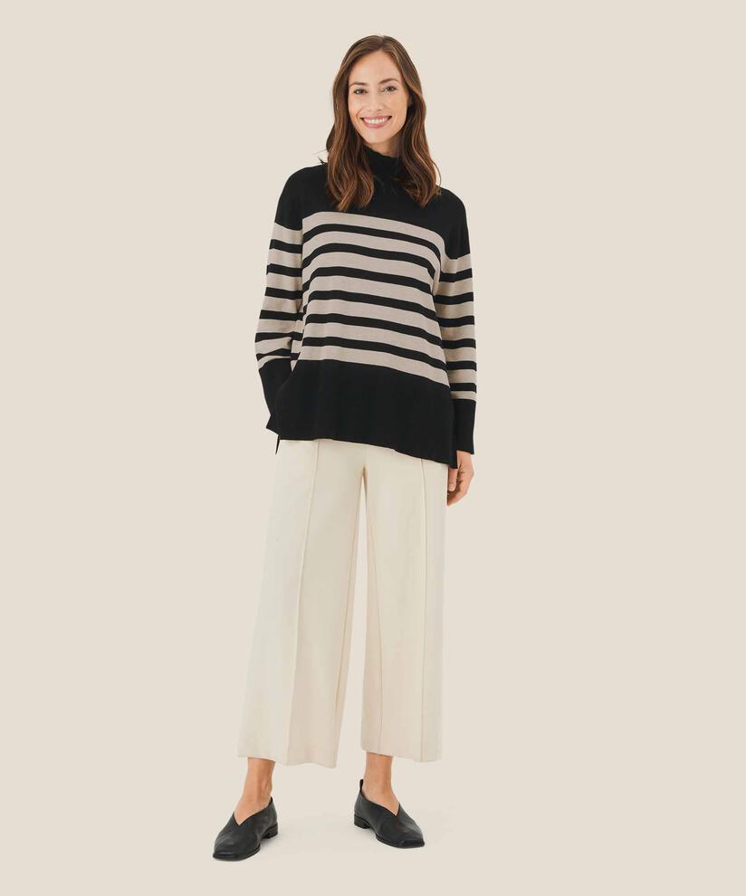 Pantalon En Jersey Épais Avec Poches, Whitecap