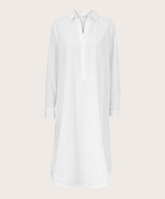 robe chemise en qualité coton, White