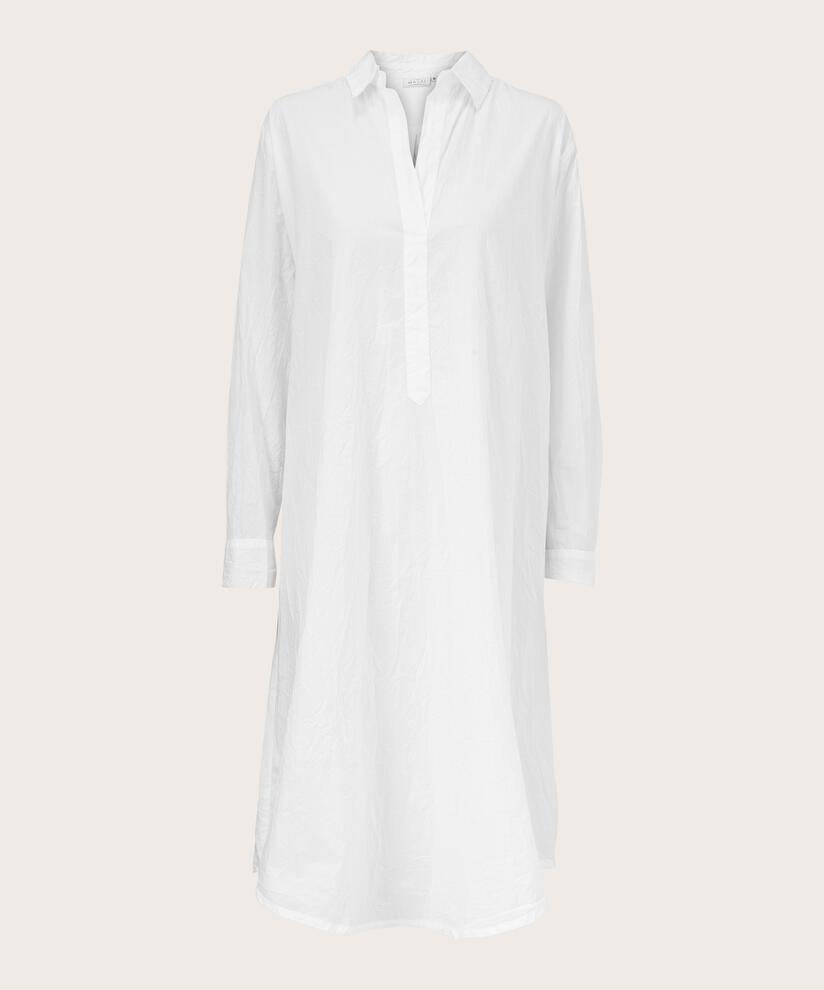 robe chemise en qualité coton, White