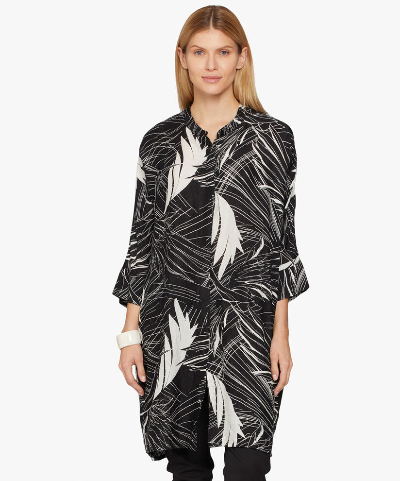 IOSETTA SHIRT DRESS, Black