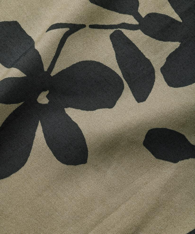 pantalon imprimé avec élastique au dos, Vetiver