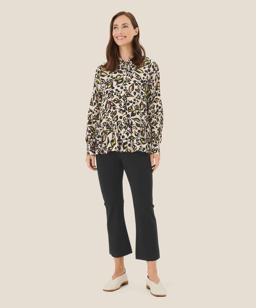 Pantalon Court En Jersey Épais, Black