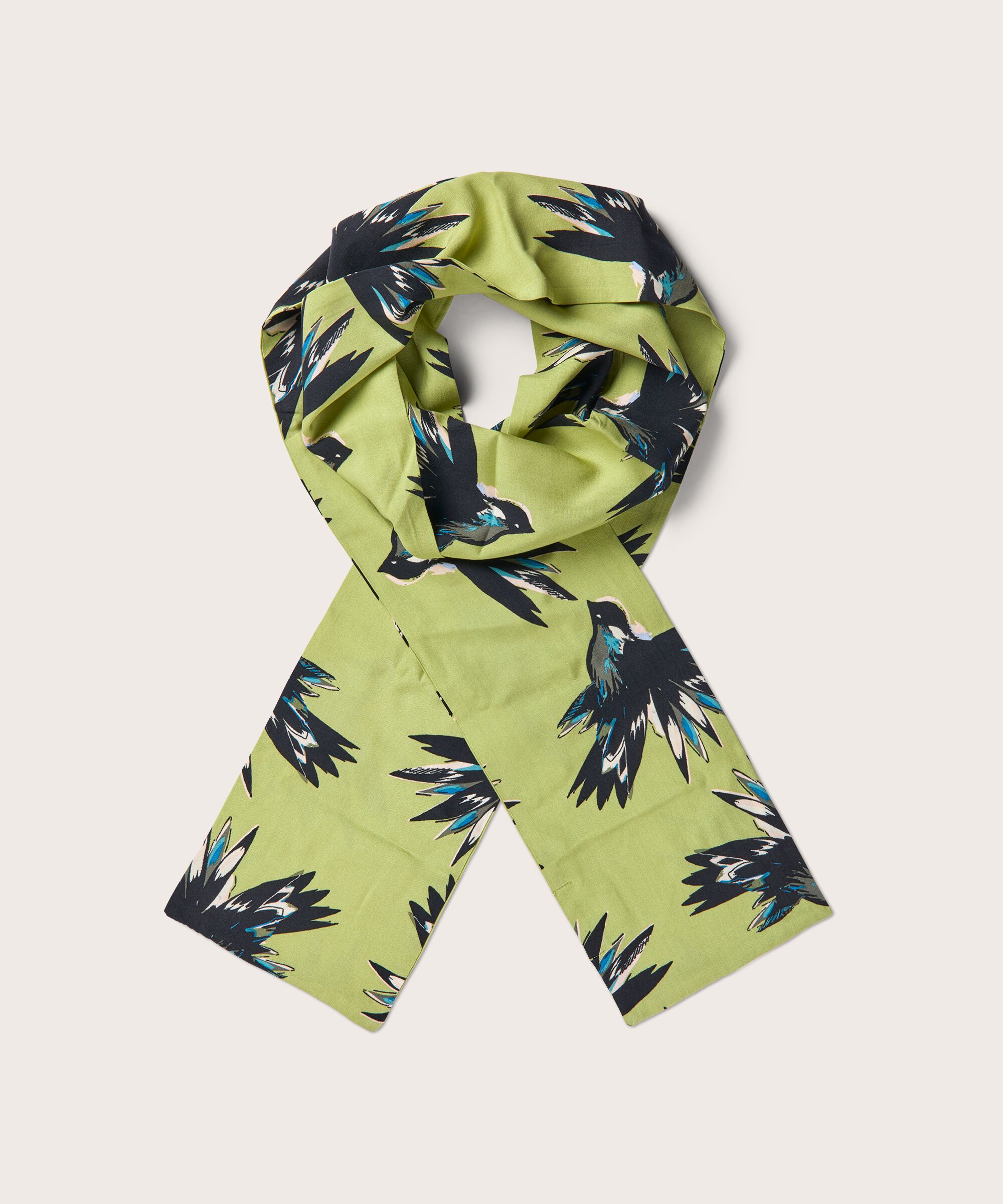 Écharpe en viscose imprimée, Fern