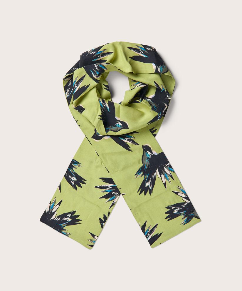 Écharpe en viscose imprimée, Fern