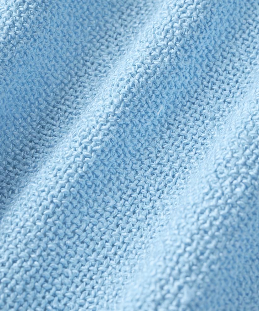 Veste Courte En Bouclé, Powder Blue