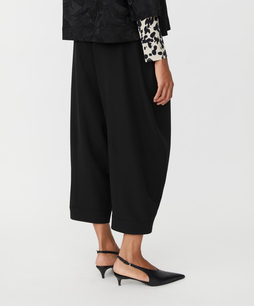 pantalon ballon à taille élastique, Black