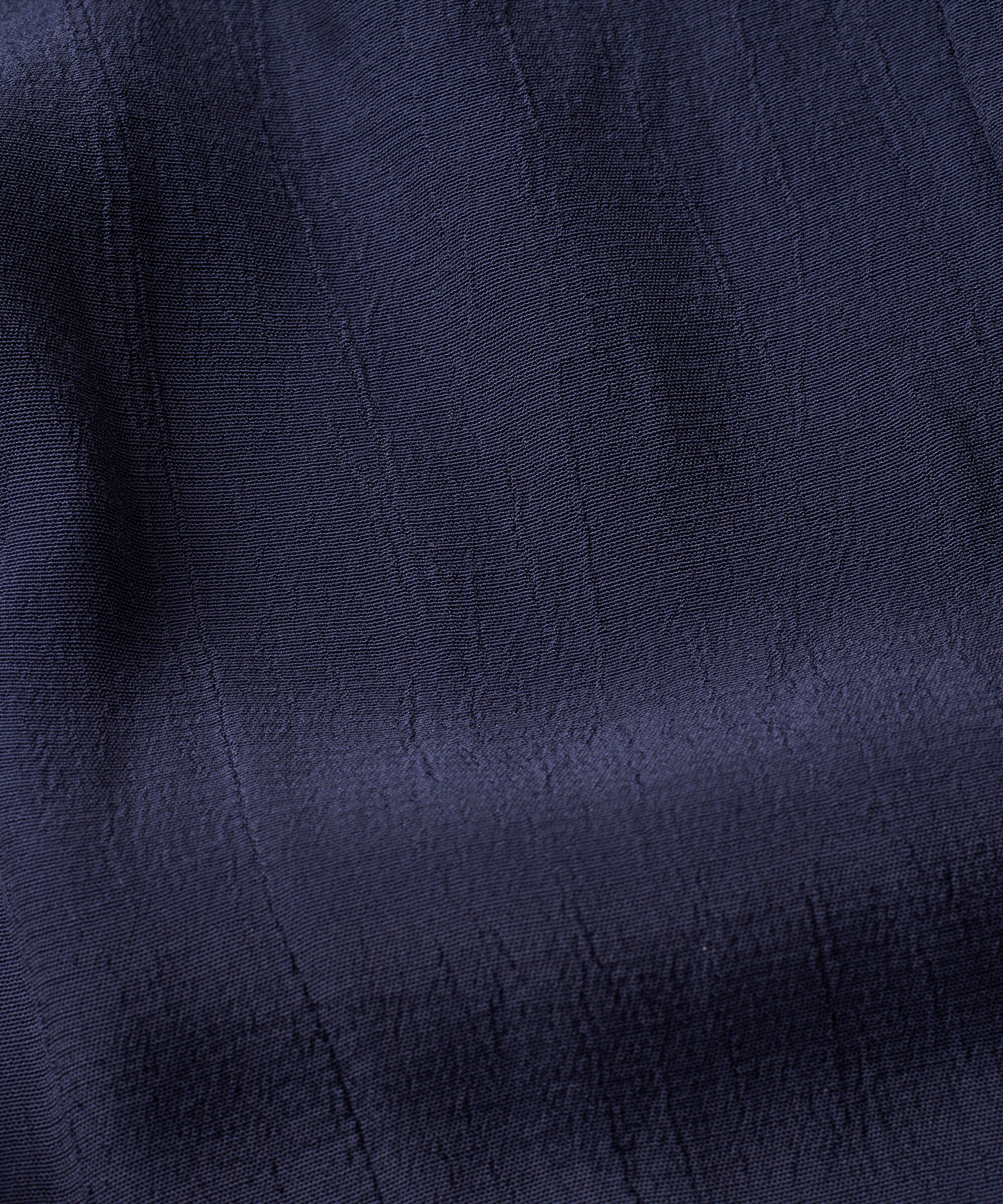 robe en viscose avec drapé et coutures décoratives, Navy Blazer