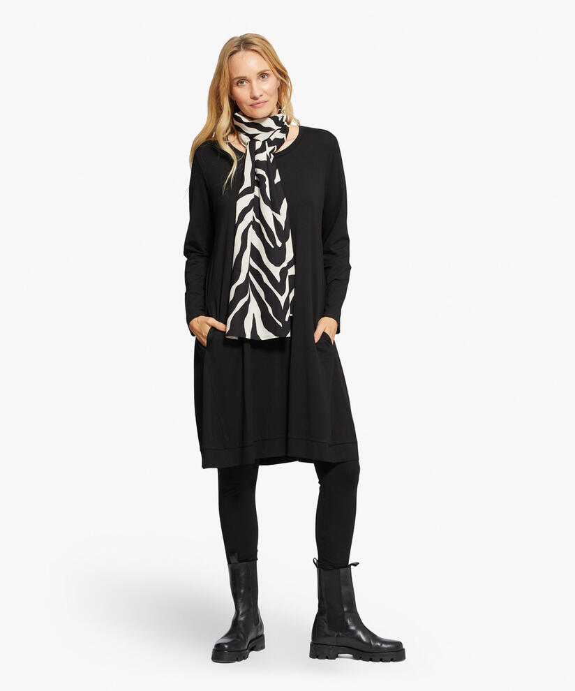 ALONG SCARF, Black
