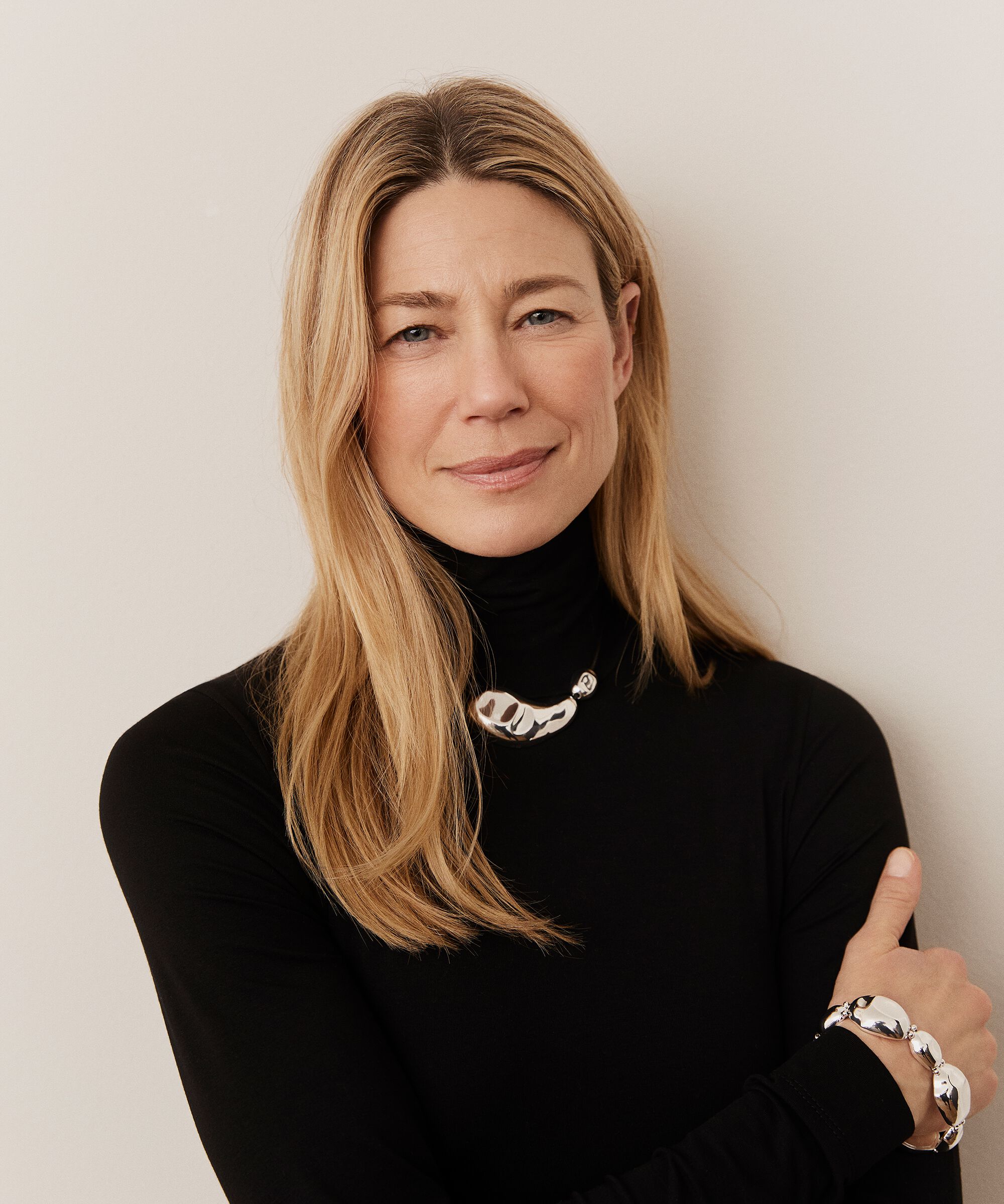 collier réglable avec pendentif en argent, Silver