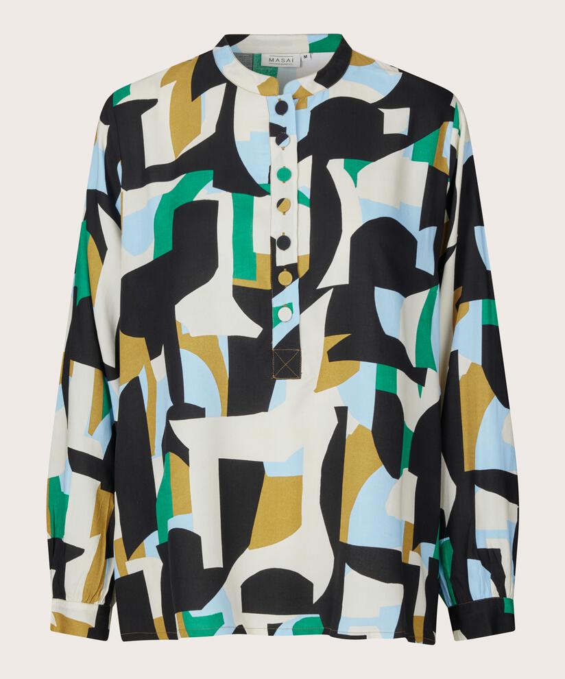 Blouse En Viscose À Boutons, Greenlake