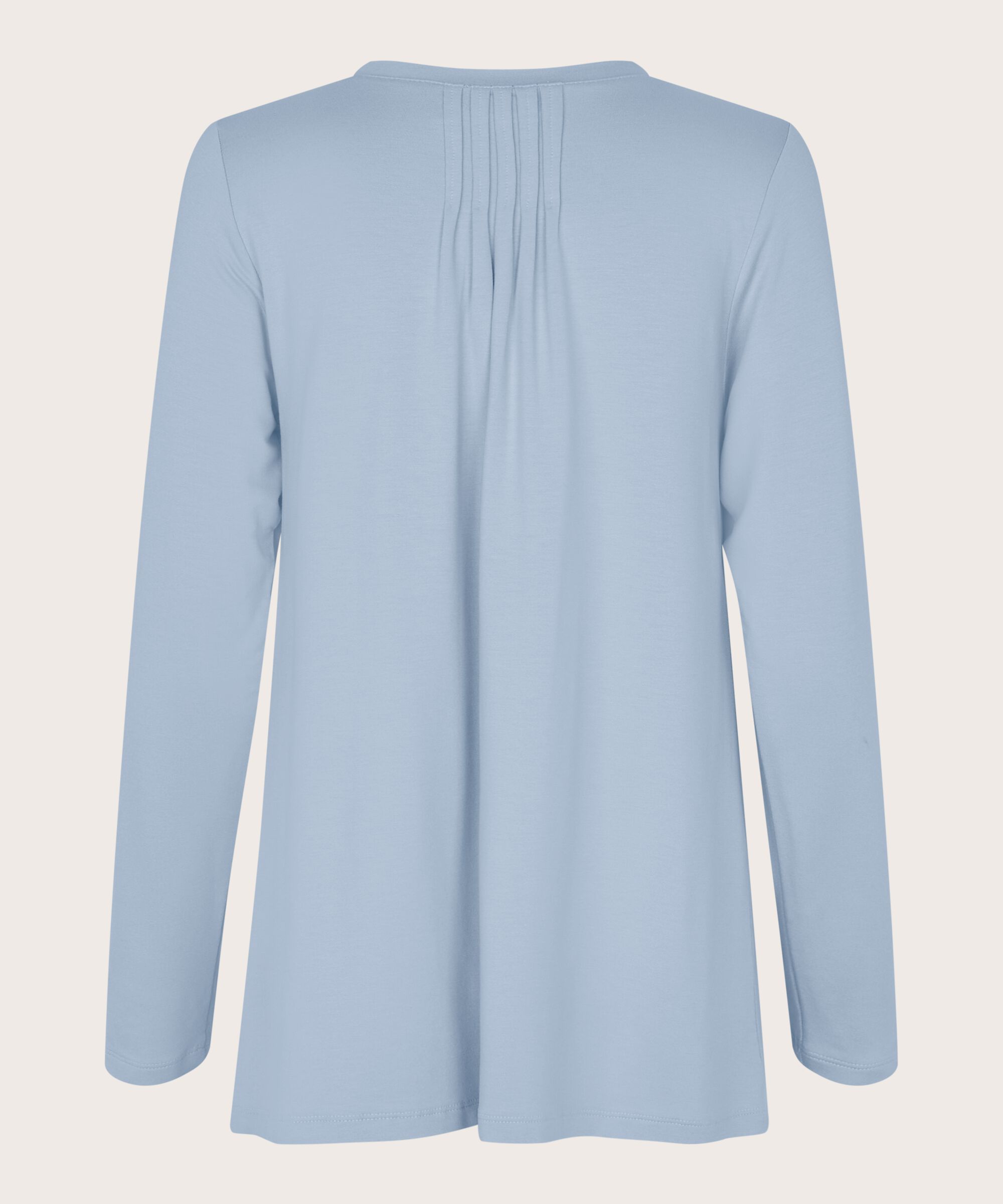 top en jersey avec plis dans le dos, Blue Fog