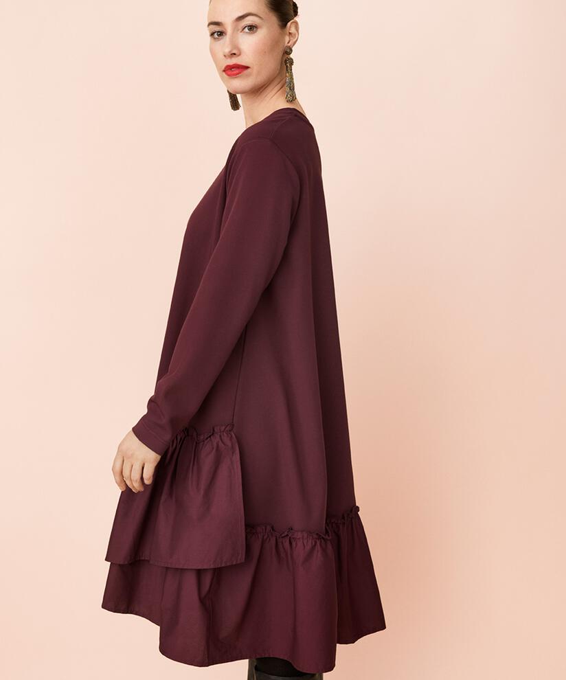 robe à manches longues en jersey, Port Royale