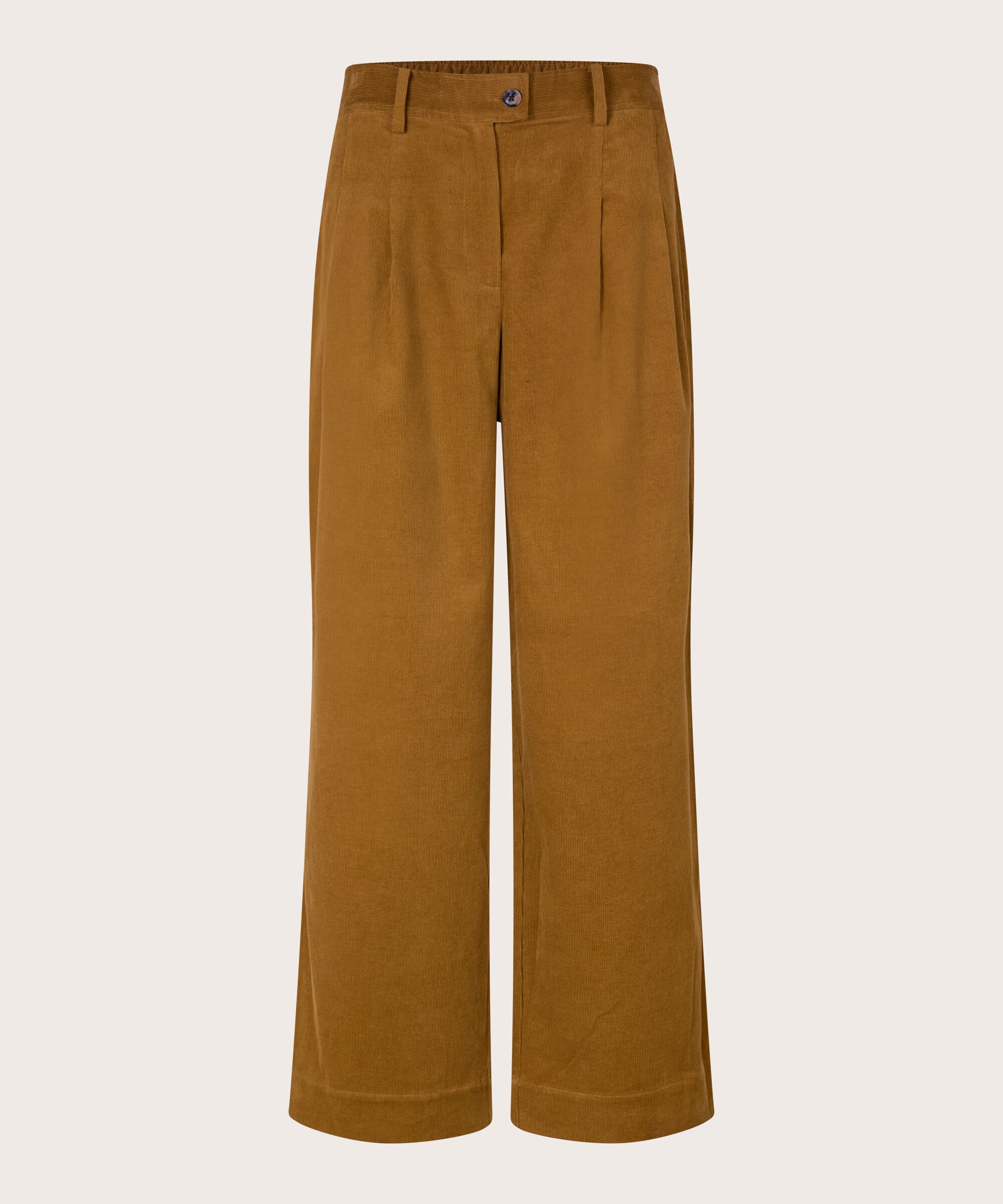 pantalon en velours côtelé avec poches fendues, Breen