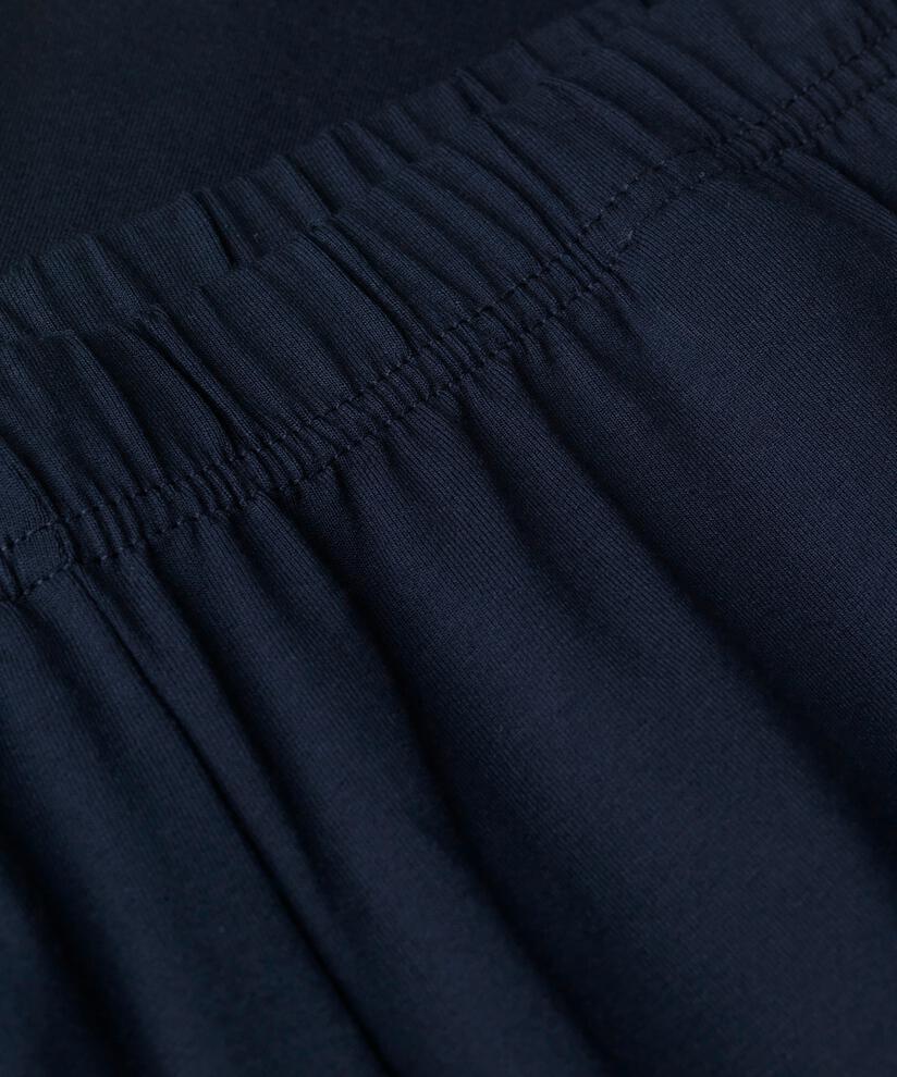 Legging Long En Jersey Doux, Navy