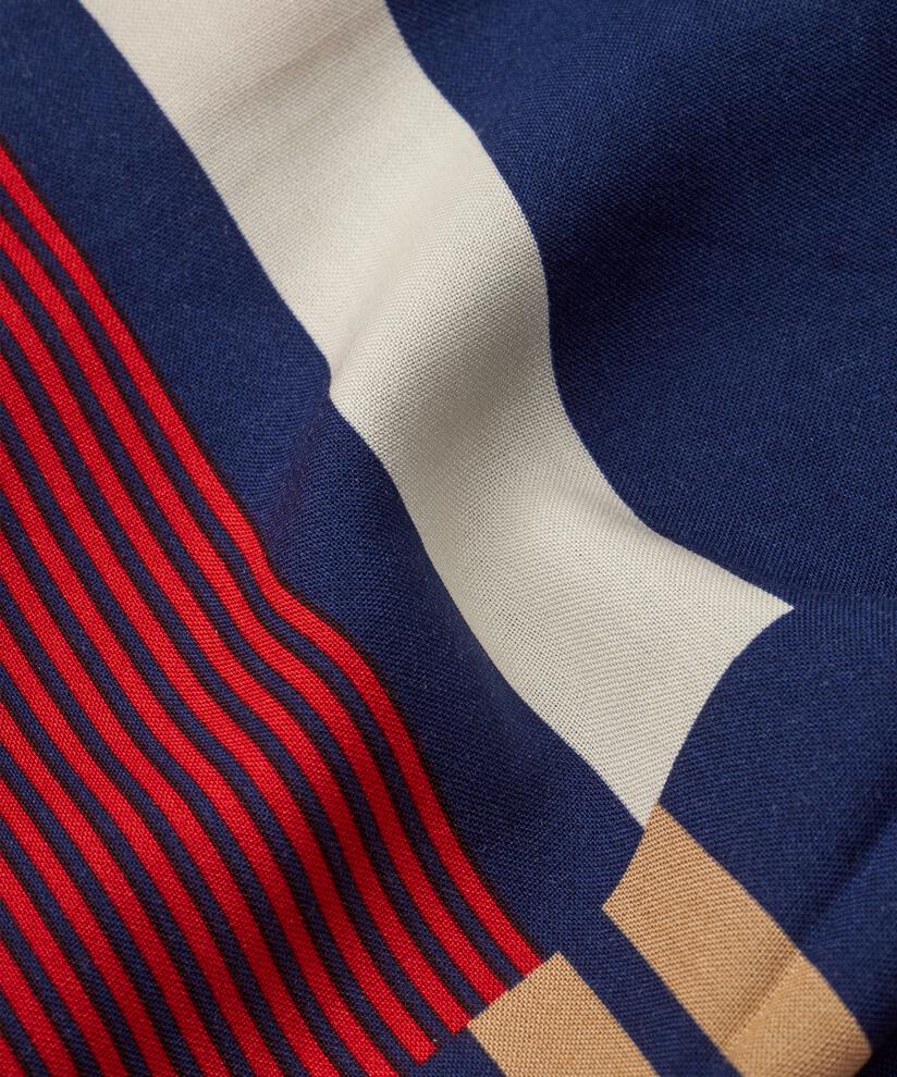 robe avec patte de boutonnage cachée et poches, Maritime Blue