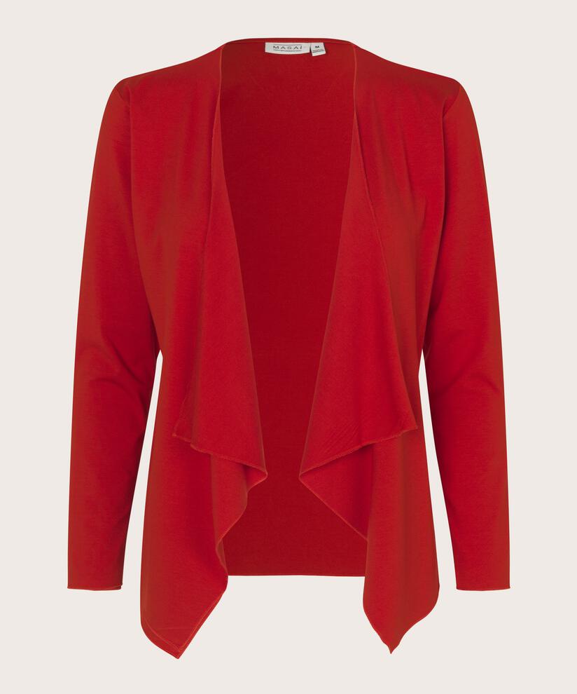 Cardigan Ouvert En Jersey, Goji Berry