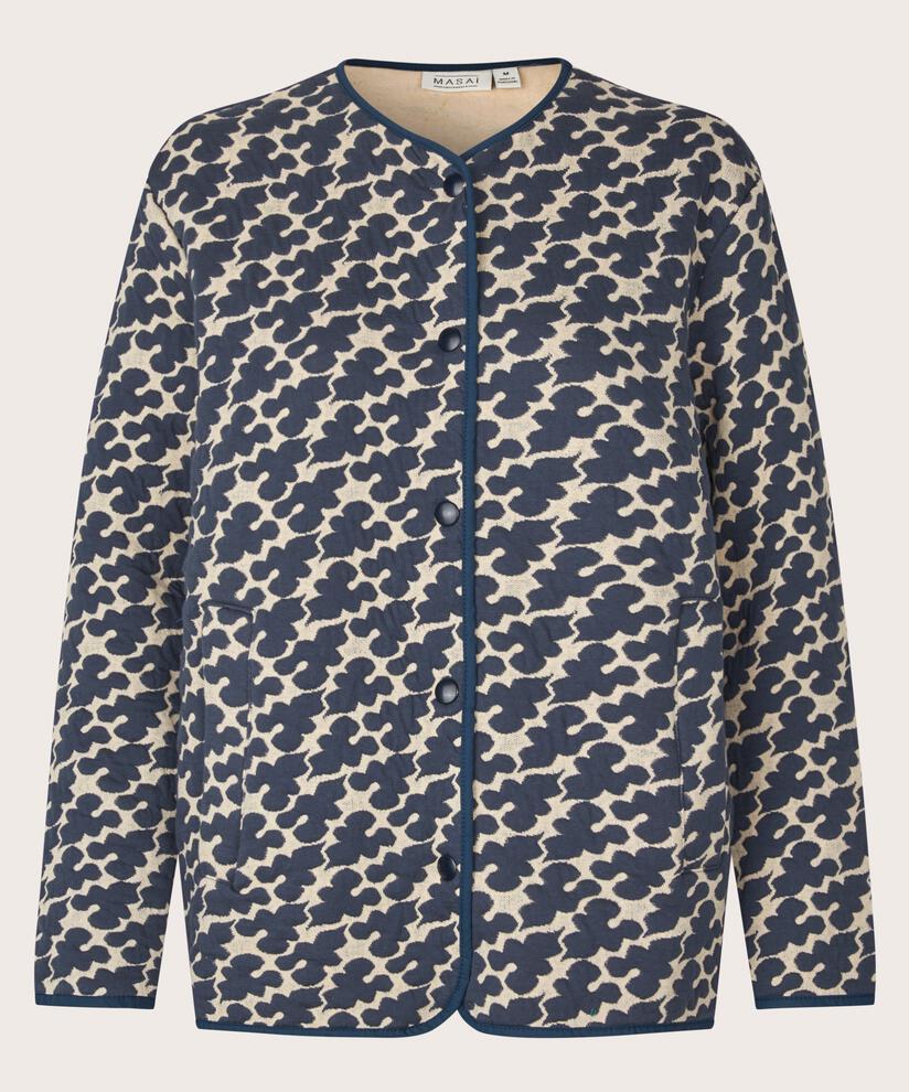 veste légère avec boutons-pression et poches fendues, Mood Indigo