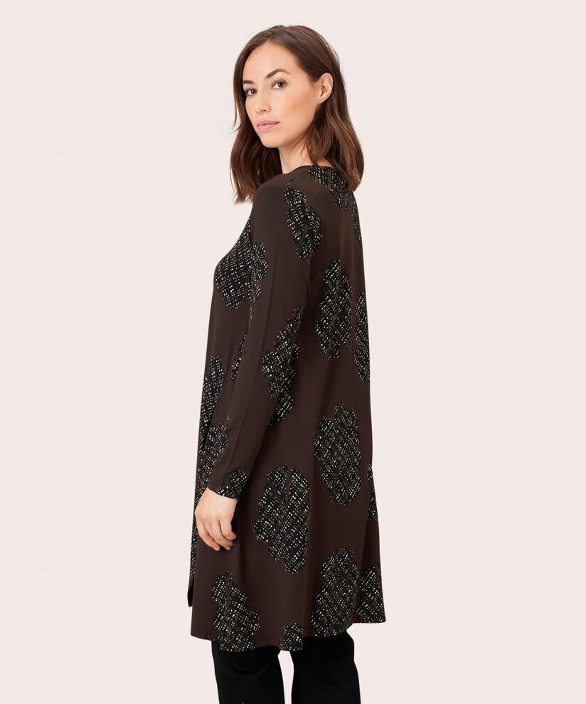 Guella JERSEY Tunic, Coffee Bean
