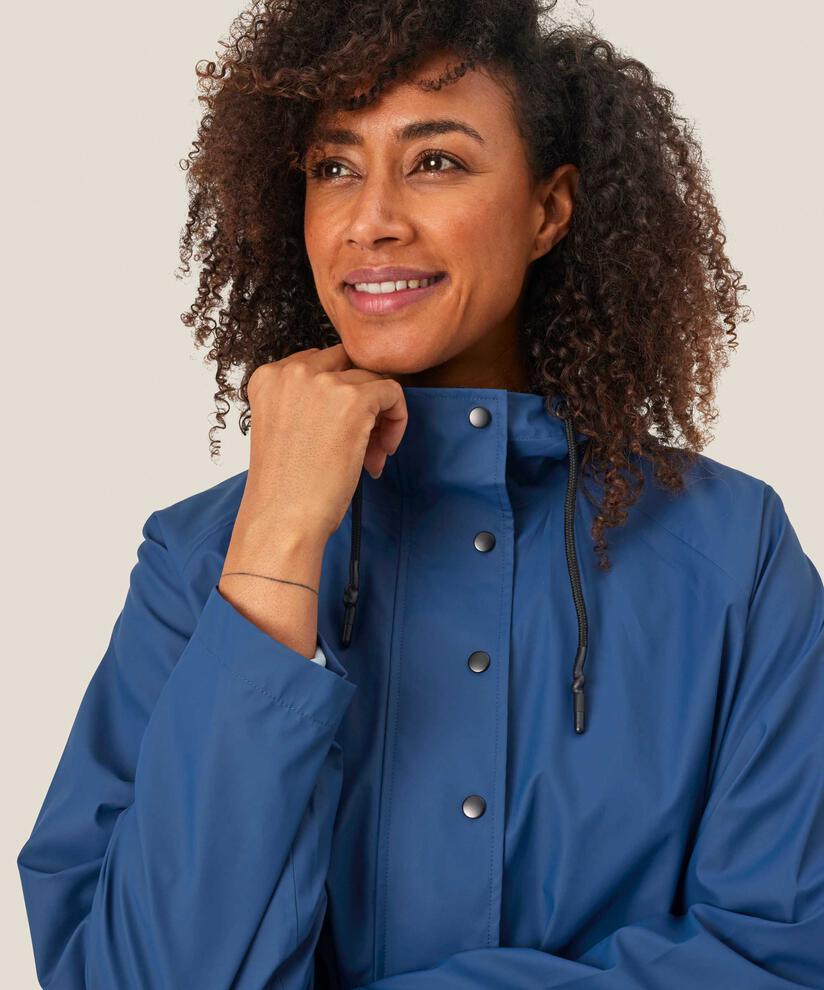 imperméable avec capuche et fermeture éclair à double curseur, Sargasso Sea