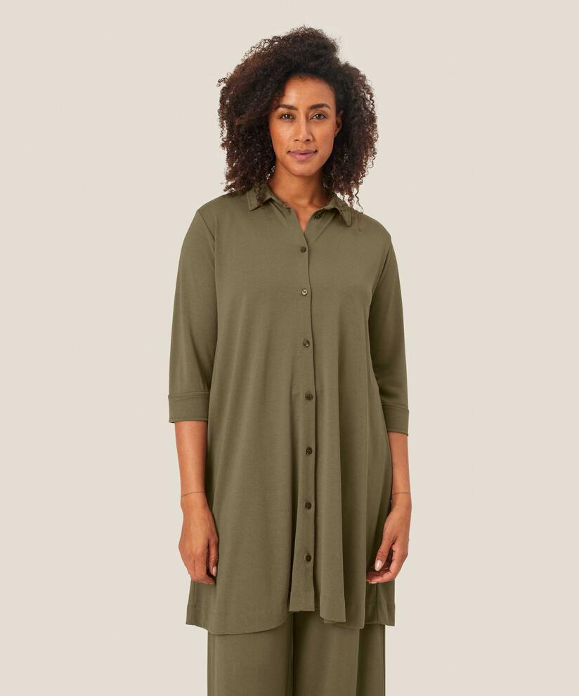 chemise en jersey à manches trois-quarts, D. Lichen Green