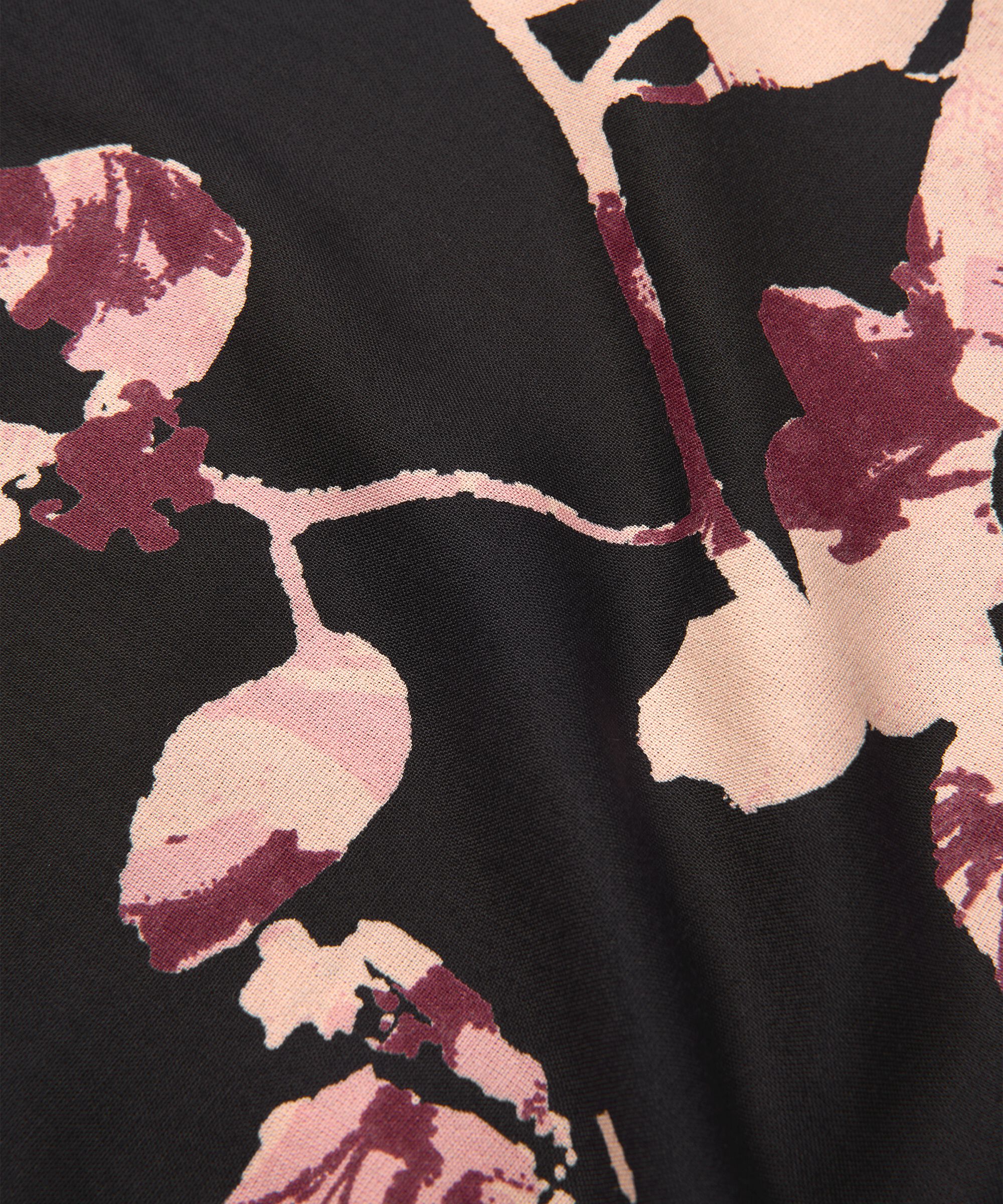 Écharpe En Viscose Imprimée, Tawny Port