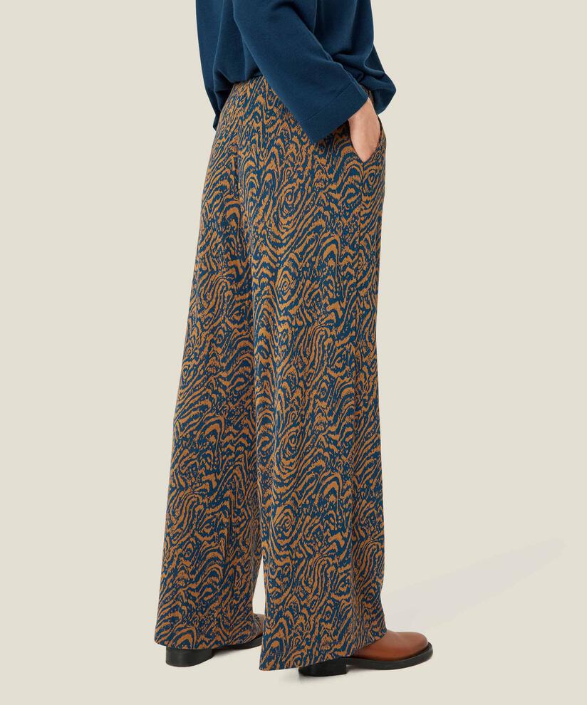 pantalon en jersey imprimé avec taille élastiquée, Moonlit Ocean