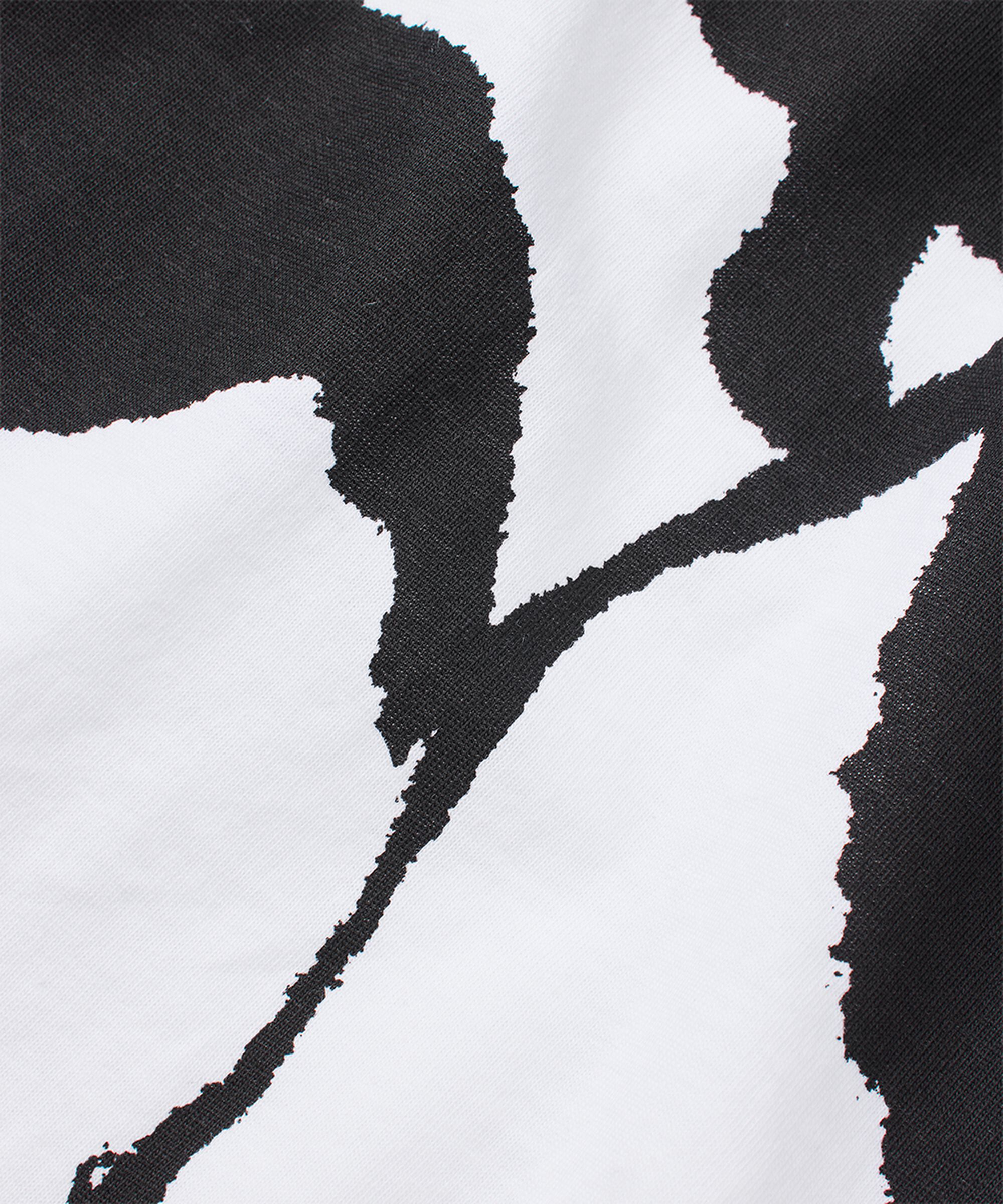 T-shirt Imprimé À Col Rond, White
