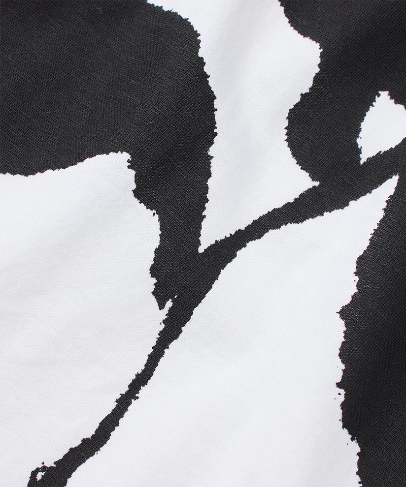 T-shirt Imprimé À Col Rond, White