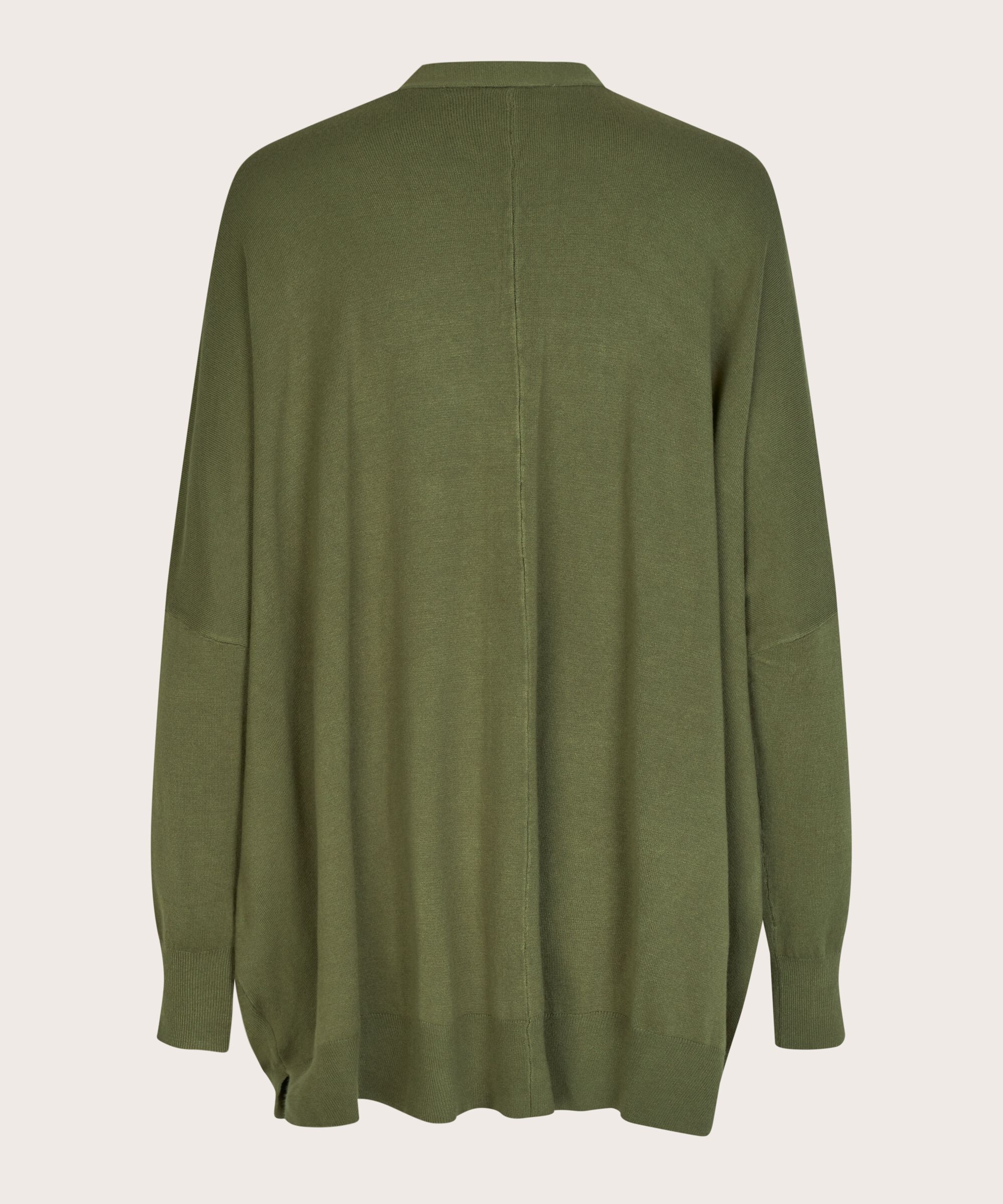 cardigan en maille fine à pois tissés, Loden Green