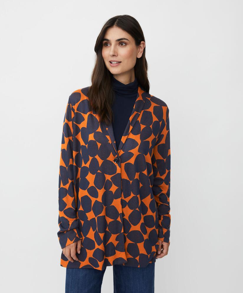 veste en jersey avec fermeture à un seul bouton, Autumnal