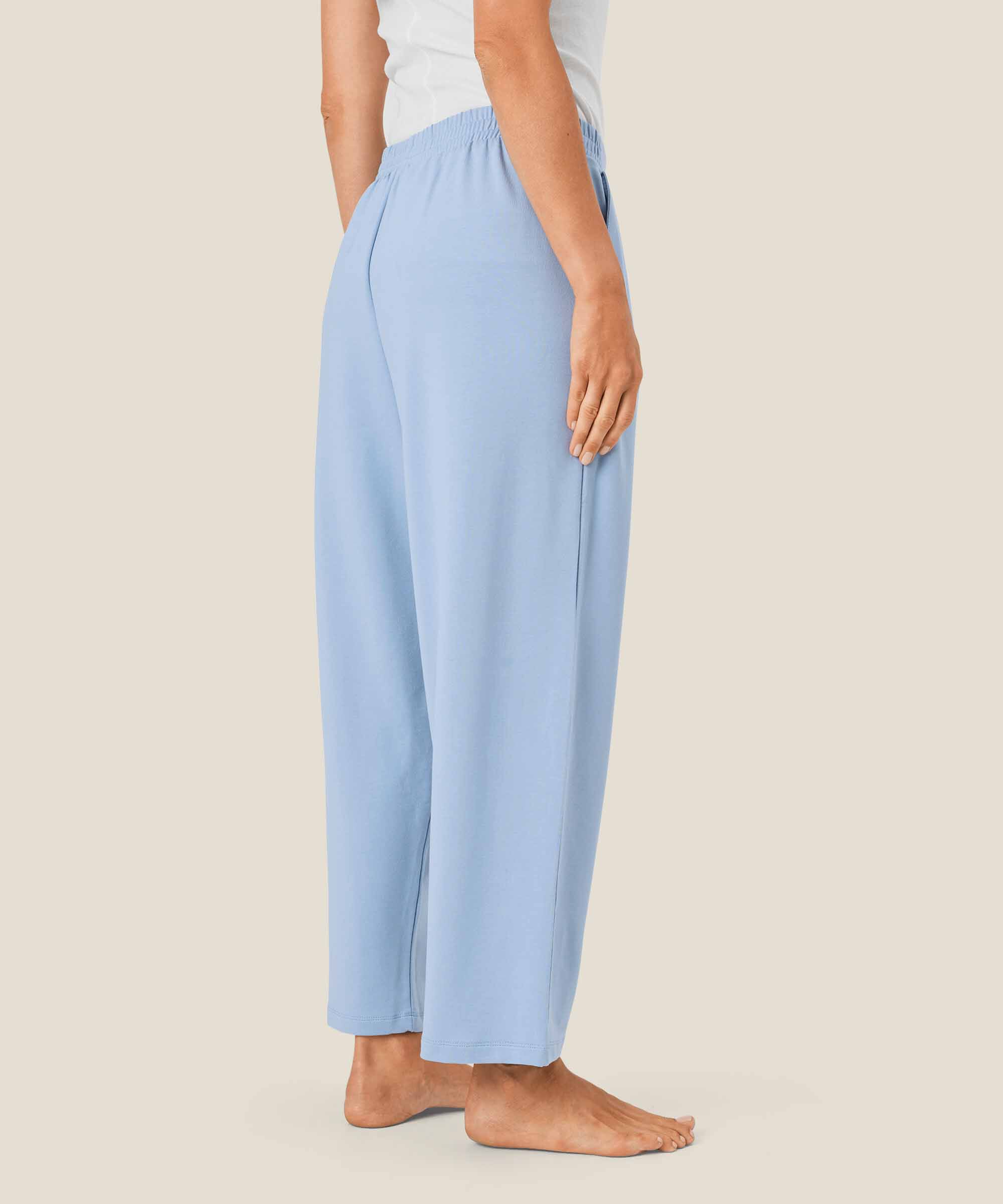pantalon en jersey avec mollets, Blue Fog