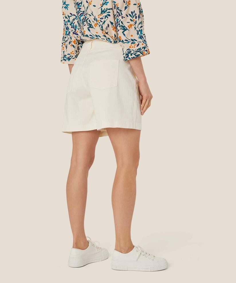 short en jean taille haute avec détails boutons, Jet Stream