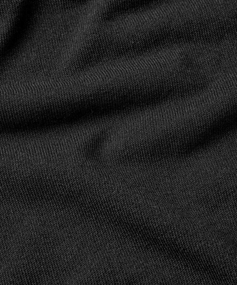 chemise en jersey à manches longues, Black