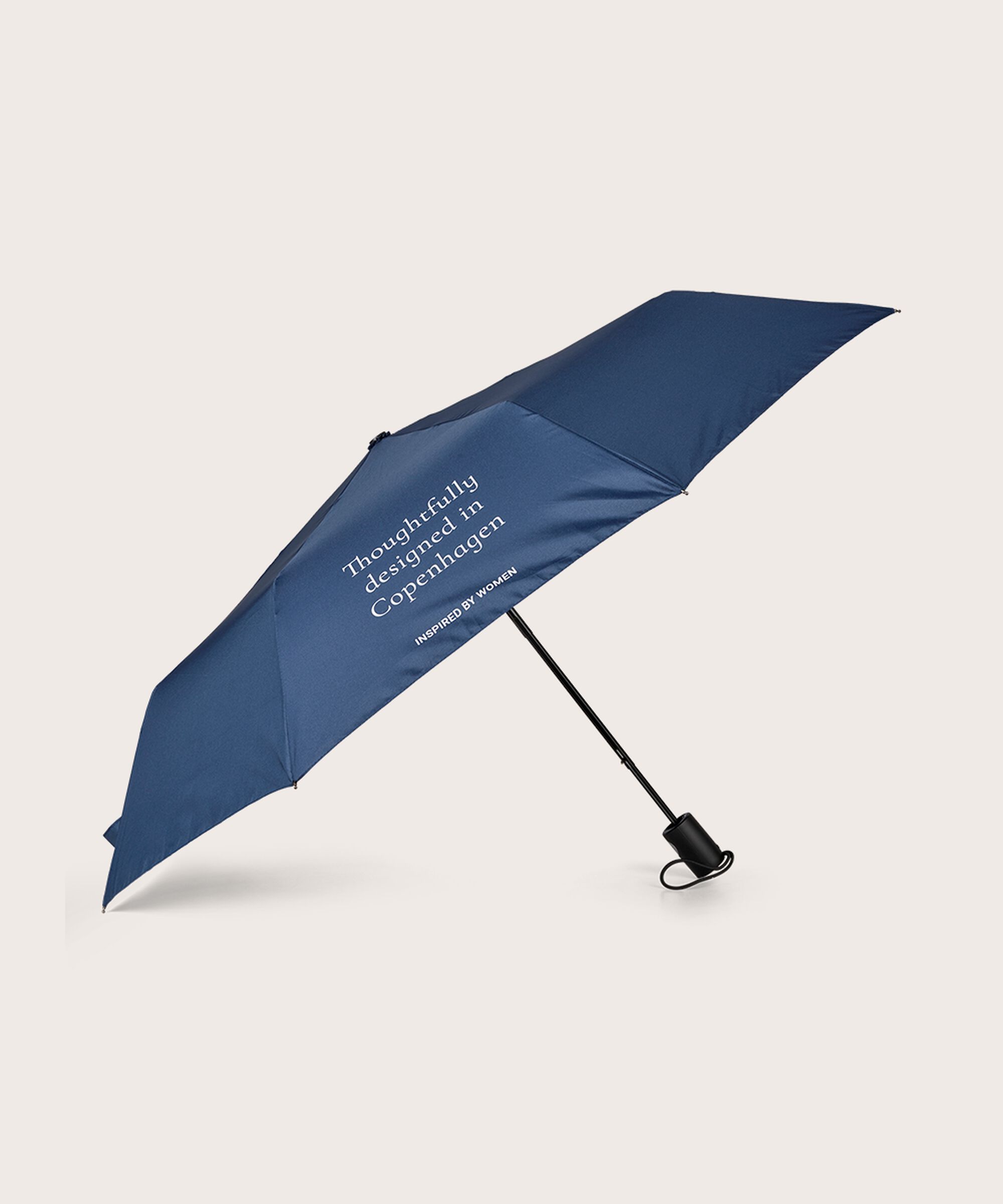 Parapluie pliant avec logo, Navy