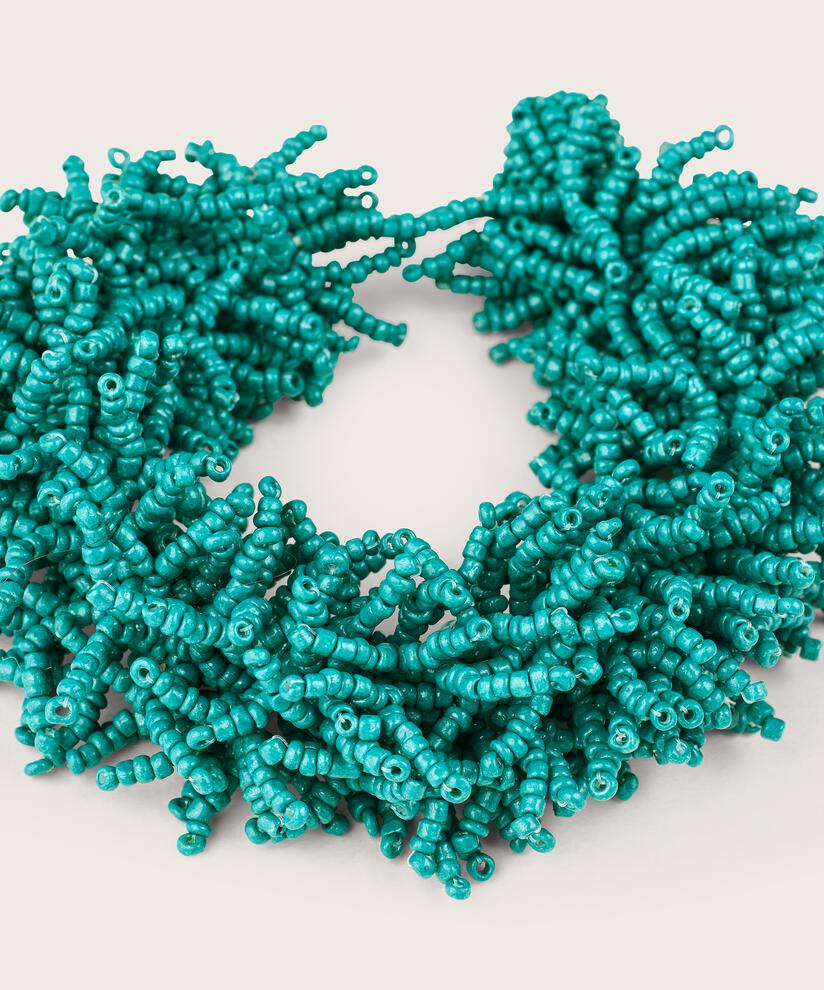 bracelet avec perles colorées, Teal