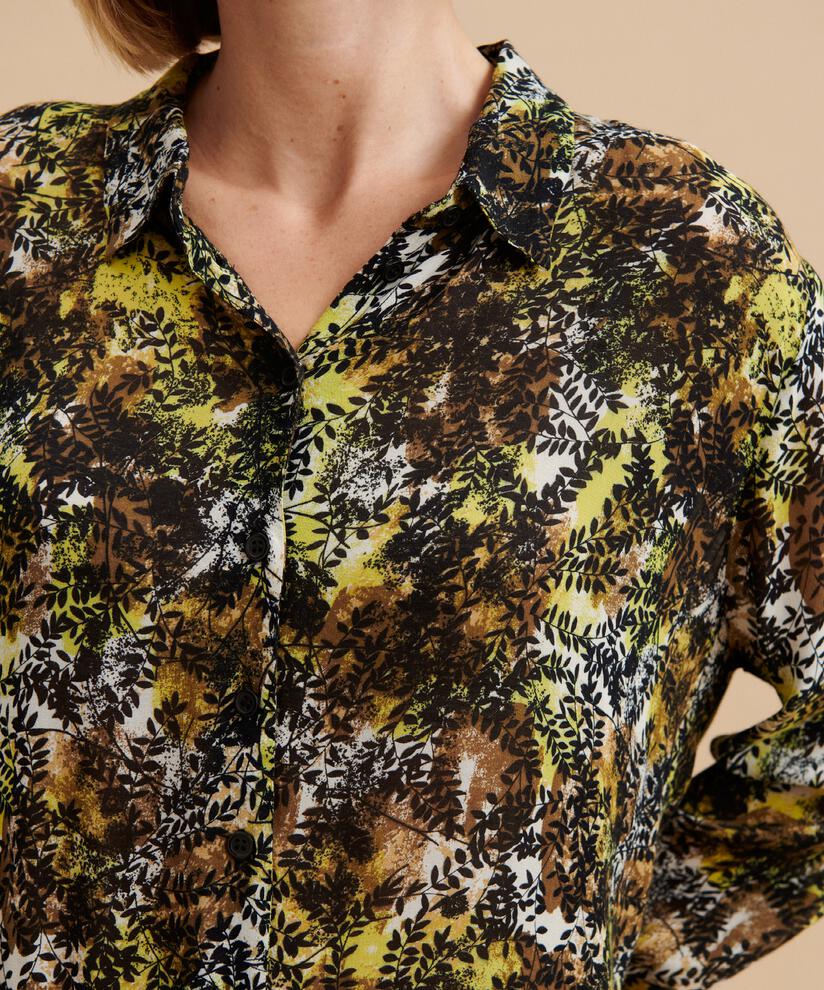 robe en viscose légère transparente, Green Sheen