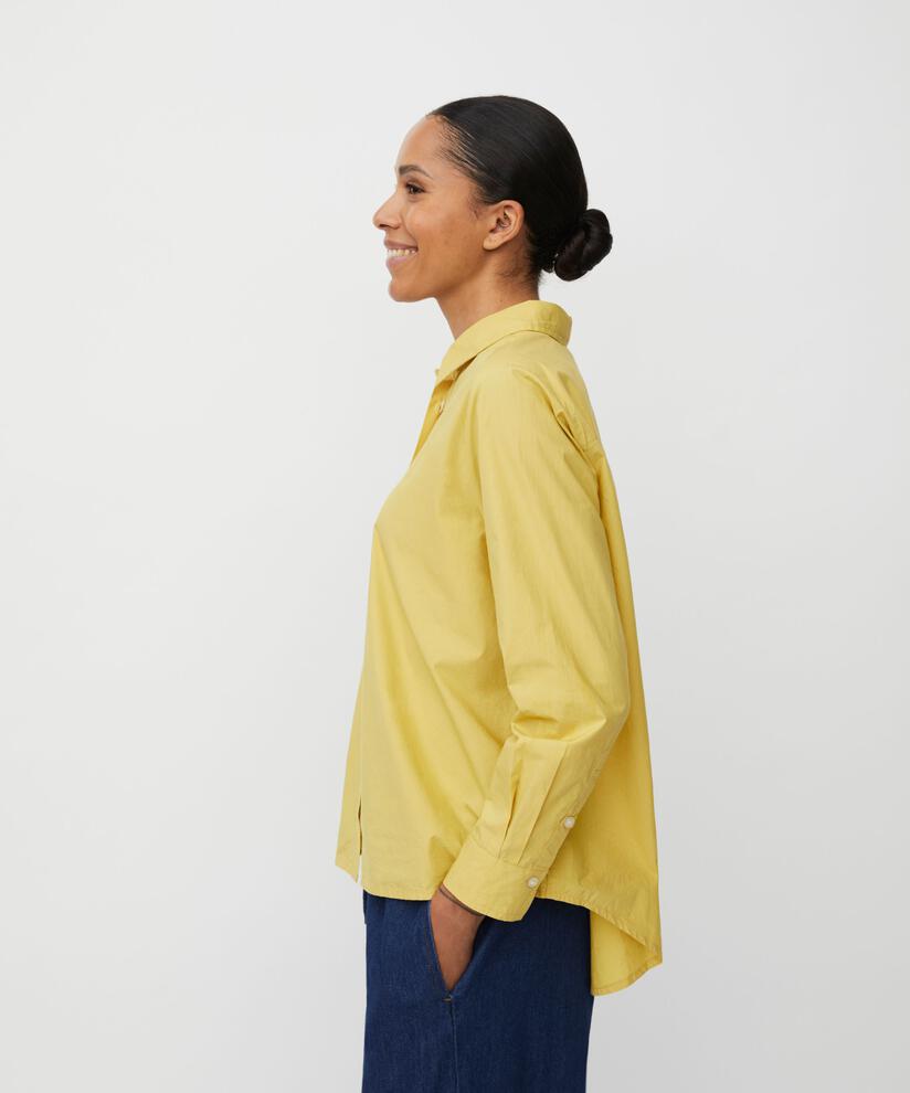Chemise Boutonnée En Coton, Golden Green