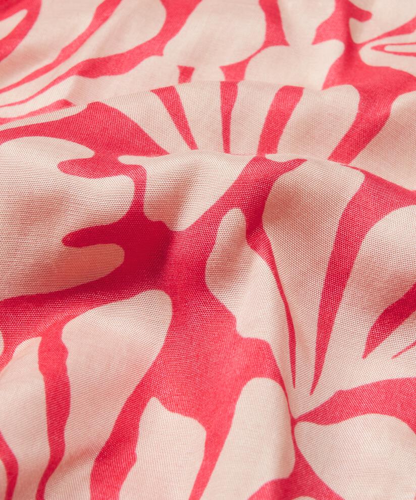 écharpe imprimée en viscose, Hibiscus