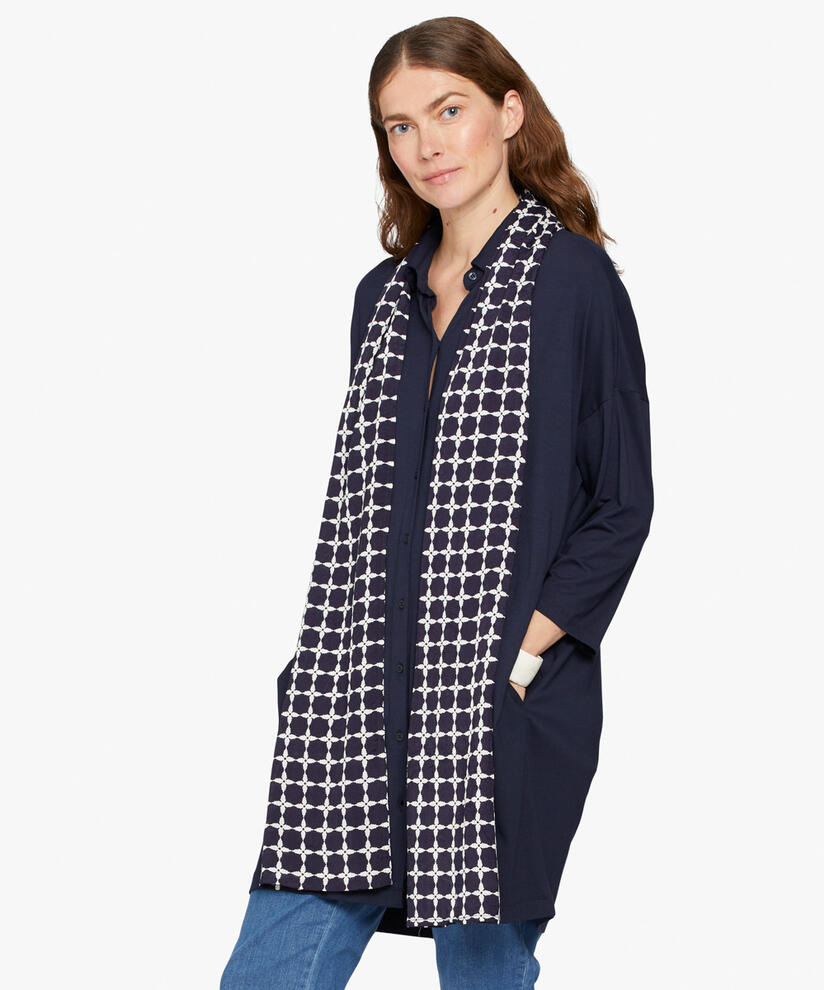 ALONG SCARF, Navy