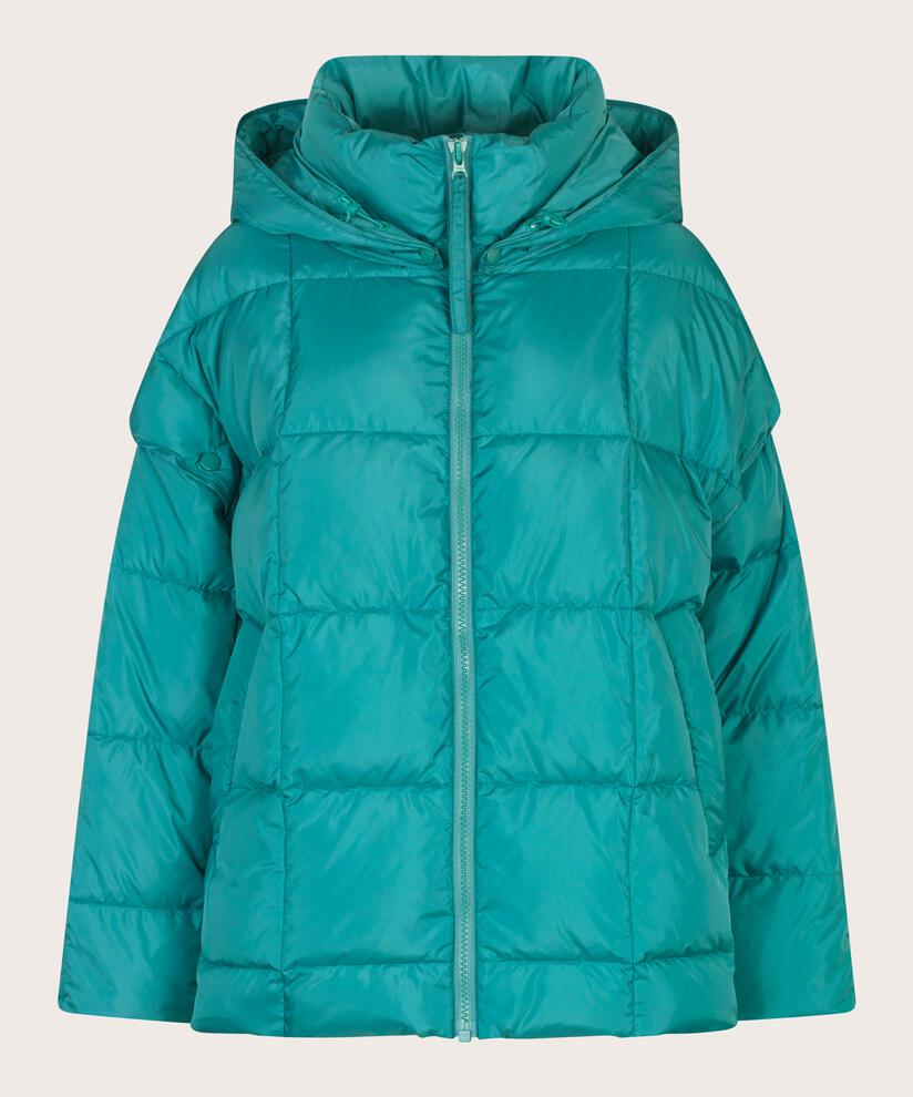 doudoune avec capuche et manches amovibles, Teal