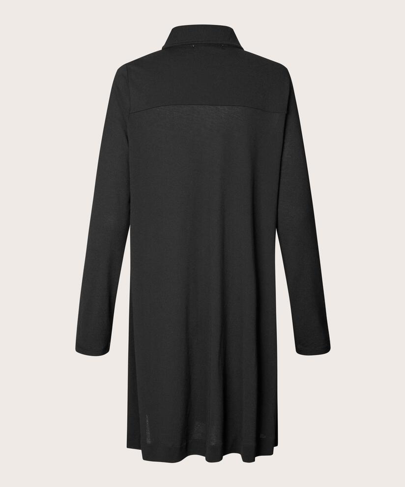 chemise en jersey à manches longues, Black