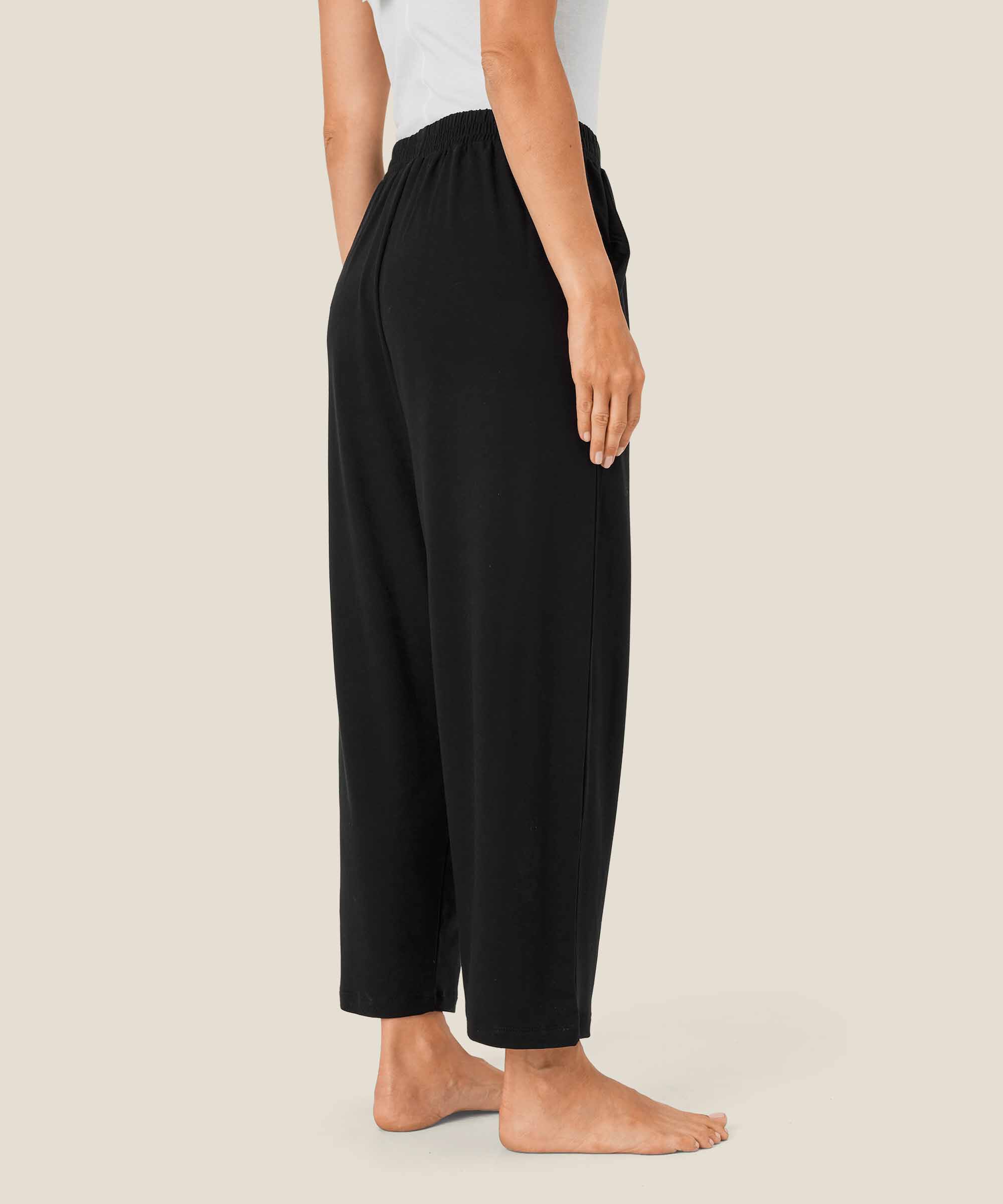 pantalon en jersey avec mollets, Black