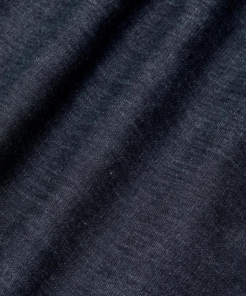 jupe en jean à plis, Dark Denim