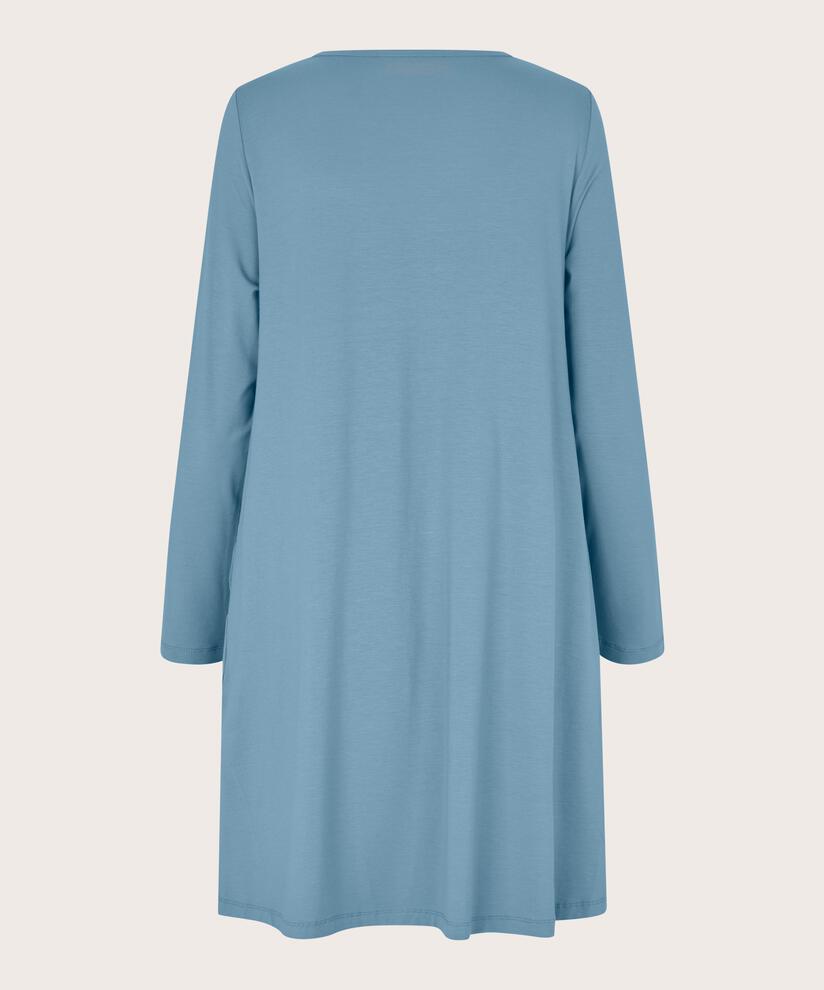 tunique en jersey avec plis et poches fendues, Proven Blue