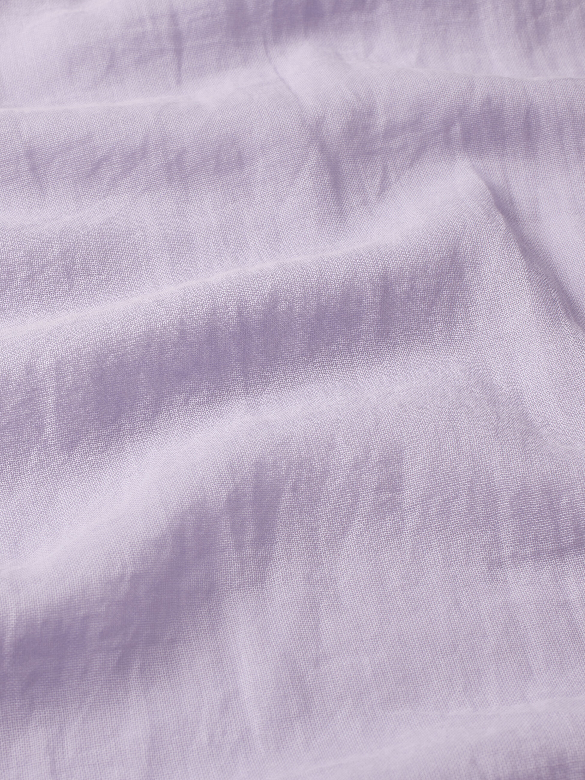 &Eacute;charpe en coton &agrave; franges, Lavender